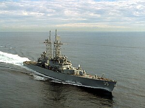 USS Truxtun (CGN-35) 1989 vor San Diego