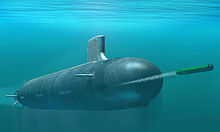 Rendering of a Virginia-class attack submarine Virginia class submarine.jpg
