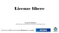 Licenze libere, Roma, 18 luglio 2016