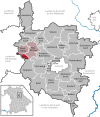 Lage der Gemeinde Weigendorf im Landkreis Amberg-Sulzbach