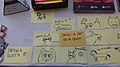 Draw your own cat at the table of Wikimedia Deutschland during Wikimania 2017