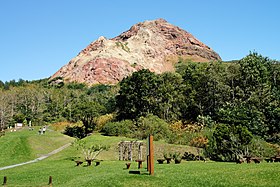 Vue du Shōwa-shinzan en 2013.