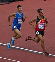 Soufiane Bouchikhi (rechts) erreichte Platz acht