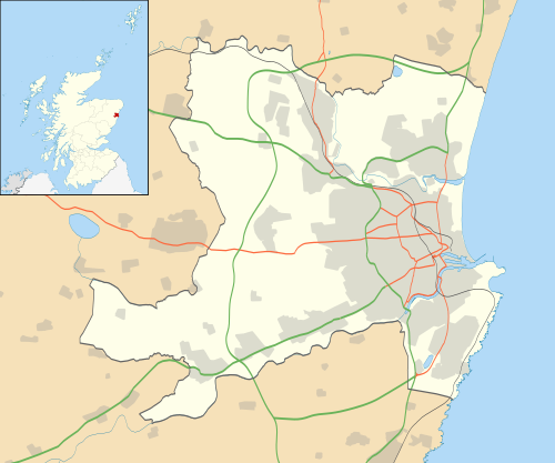 2021–22 North Superleague is located in Aberdeen City council area