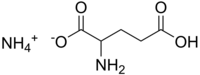 Strukturformel von Monoammoniumglutamat