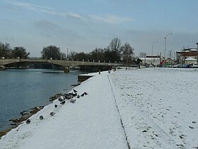 La passerelle de Bourgines