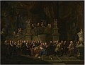 Reception of Jan Karel de Cordes at the guild hall by Balthasar van den Bossche, c.1711