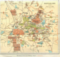 Image 11Bangalore city map, circa 1924 from "Murray's 1924 Handbook", with the pete and Cantonment areas clearly visible. (from History of Bangalore)