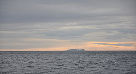 Vue de l'île Barnevelt prise du nord dans la baie Nassau.