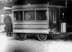 Pferdeomnibus-Wagen Nr. 12 etwa 1883
