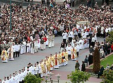 A Corpus Christi Procession in Belarus Belarus Eucharistic Procession.jpg
