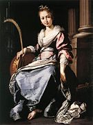 ベルナルド・ストロッツィ Saint Cecilia (1620/1625)