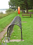 a toast rack bicycle stand