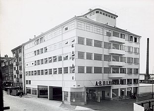 Bilhotellet/Bildevehuset, Helsingborg (1939).