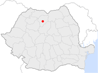 Location of Bistrița