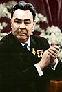 An official portrait of Leonid Brezhnev dating back to 1977