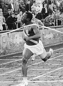 Enrique Figuerola (vorne, bei einem Sportfest in Potsdam 1961) – Rang vier