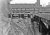 The northern end of the platforms at Central station, Montreal, in 1952