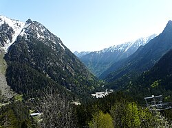 Vue de la partie amont du val de Jéret.