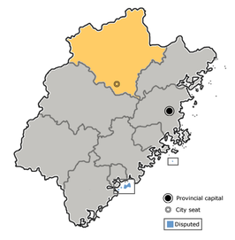 Kaart van Nanping