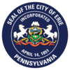 Официальная печать города Эри, штат Пенсильвания.