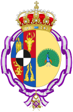 Description de l'image Coat of Arms of Elisabeth of Romania (Order of María Luisa).svg.