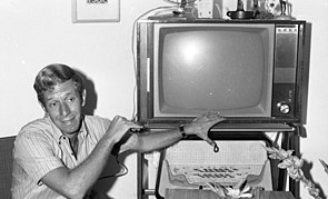 Televisión blanco y negro en Israel 1969