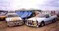 Two utes at the Deni Ute muster, 2002