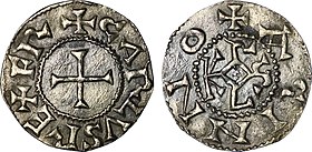 Денарій Карла Великого (768—814)