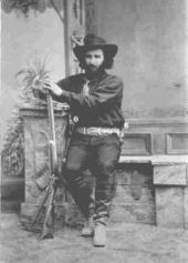Ed Schieffelin in Tombstone in 1880 Ed Schieffelin in Tombstone year 1880.jpg