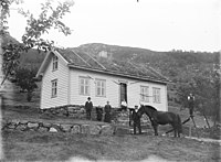 Farma v západním Norsku, asi 1890–1910