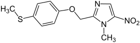 Strukturformel von Fexinidazol