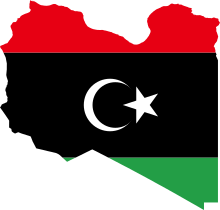 Flag map of Libya.svg