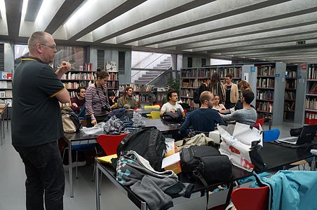 Formation étudiants projet WikiMuseum Palais des Beaux-arts Lille 2016