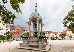 Brunnen und St.Mang-Platz