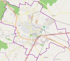 Mapa lokalizacyjna Grodziska Wielkopolskiego