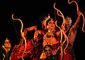 Bhattacharyaa performing The draupadi phenomenon (Tolly 1)