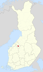 Lage von Halsua in Finnland