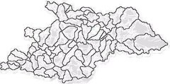 Mapa lokalizacyjna okręgu Marmarosz