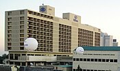 Hilton Istanbul Hotel as seen from the north (in 2011).