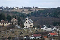 View with parish church
