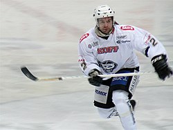 Marko Kiprusoff Turun Palloseuran paidassa tammikuussa 2008.