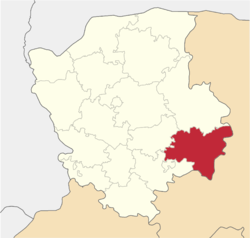 Location of Kivercu rajons