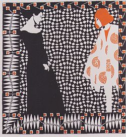 Illustration from Ver Sacrum by Koloman Moser (1900)