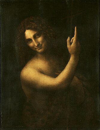 John the Baptist by Leonardo da Vinci