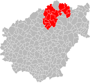 Lage der CC de Bugeat-Sornac-Millevaches au Cœur im Département Corrèze