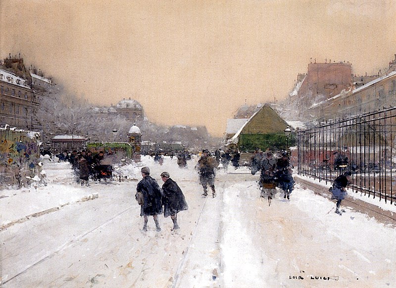 File:Luigi Loir - Paris sous la neige.jpg