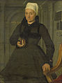 Pendant portrait of his wife Lysbeth Hendriksdr (1536-na 1603)