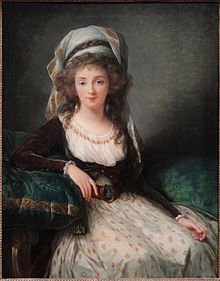 Madame d'Aguesseau de Fresnes by Elisabeth Louise Vigée Le Brun, 1789, oil on wood - National Gallery of Art, Washington - DSC09999.JPG