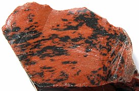 „Mahagoni-Obsidian“ (braun mit schwarzen oder schwarz mit braunen Flecken)